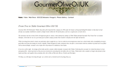 Desktop Screenshot of gourmetoliveoiluk.com